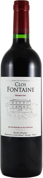 photo du vin Clos Fontaine Rouge