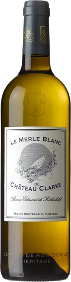 photo du vin Le Merle de Château Clarke Blanc Edmond de Rothschild