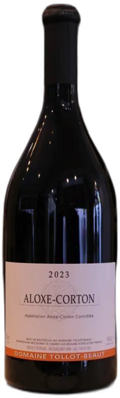 vue du vin Aloxe Corton Tollot Beaut