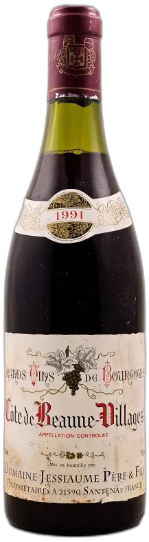 photos du vin Jessiaume Côtes de Beaune Villages 1991