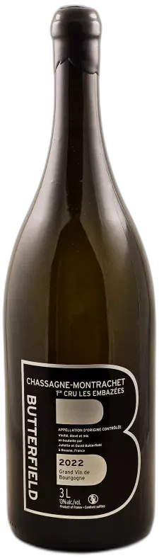 capture du vin David Butterfield Chassagne Montrachet 1er Cru "Embazées" 2022 Jeroboam