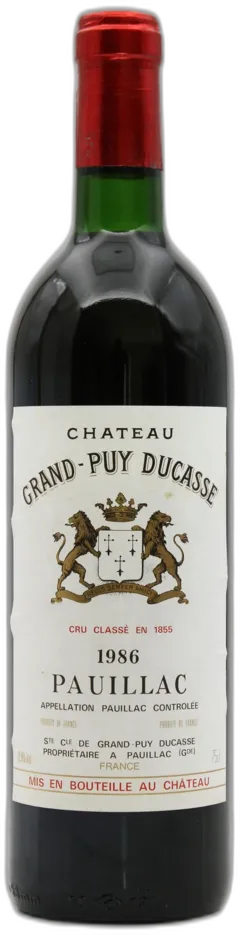 photo du vin Château Grand Puy Ducasse
