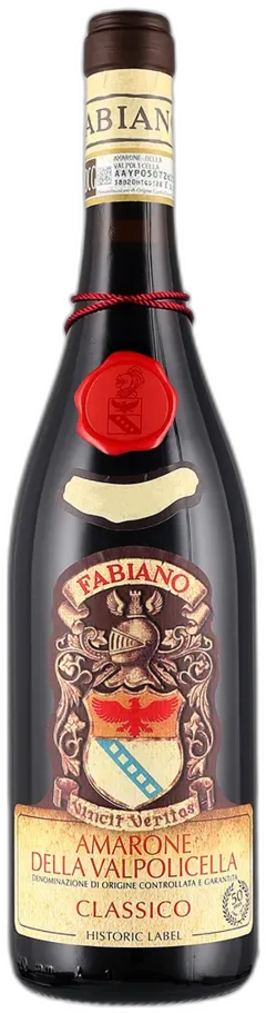 photo du vin Amarone Della Valpolicella Classico Docg Etichetta Storica Fabiano 2021