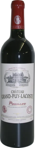 capture du vin Grand Puy Lacoste