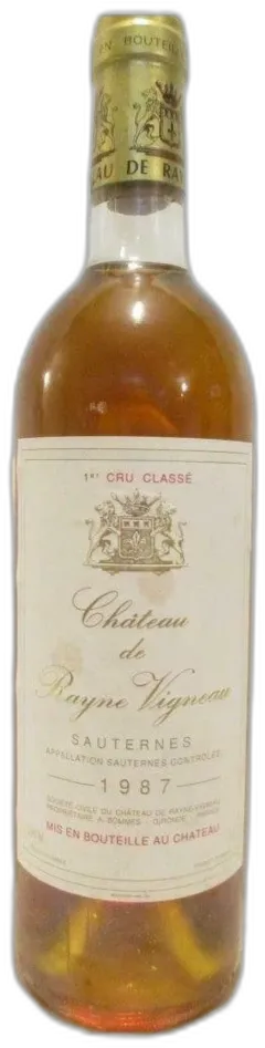 aperçu du vin Château de Rayne Vigneau