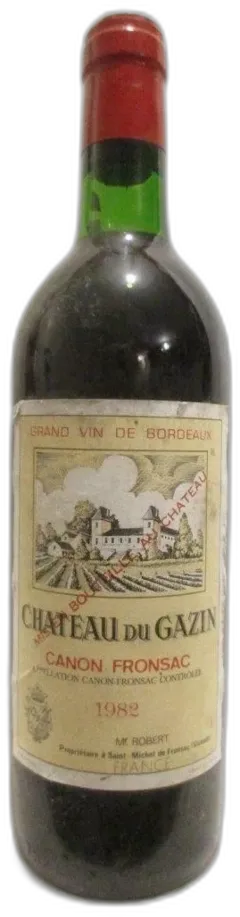 photo du vin Château du Gazin