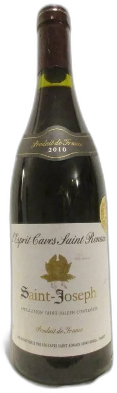 illustration du vin 2010 Saint-Joseph Caves Saint-Romain l’Esprit Rouge Rhône