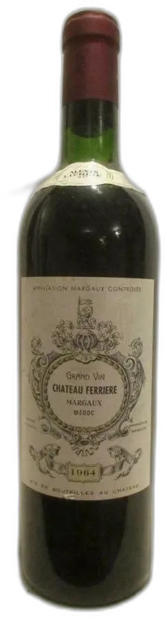 photo du vin Château Ferrière