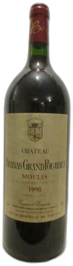 photo du vin Château Branas Grand Poujeaux Magnum
