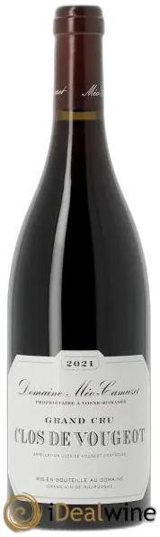 aperçu du vin Clos de Vougeot Méo-Camuzet