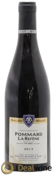 photos du vin la Refène Ballot Millot