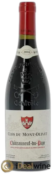 capture du vin Clos du Mont-Olivet