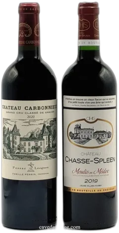 photo du vin Duo Château Carbonnieux Château Chasse Spleen