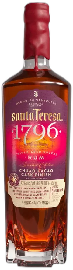 capture du vin Santa Teresa Chuao Cacao AMBRÉ