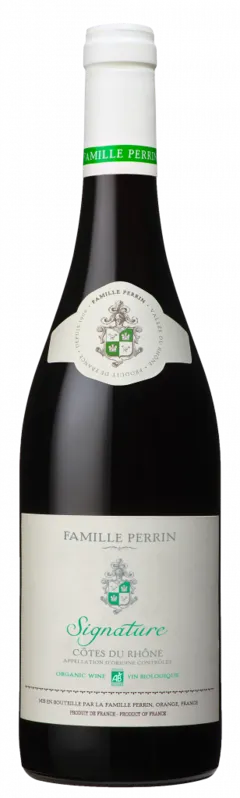 capture du vin Côtes du Rhône Rouge Signature 2023
