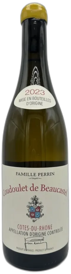 photo du vin Domaine Coudoulet de Beaucastel Cotes du Rhone Vallée du Rhône France
