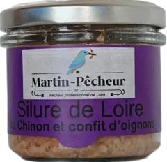 photos du vin Rillette Artisanale Martin-Pecheur Silure de Loire au Chinon et Confit d’Oignons 95 gr de Touraine