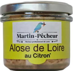 photo du vin Rillette Artisanale Martin-Pecheur Alose de Loire au Citron de Touraine 95 gr