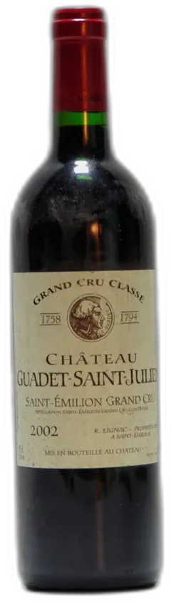 photo du vin 2002 Château Guadet st Julien, Saint Emilion Gcc