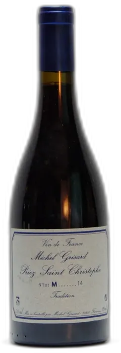 image du vin 2014 Domaine Prieuré Saint Christophe Michel Grisard, Vin de France M14