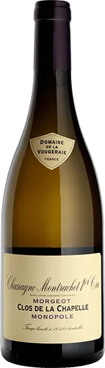 image du vin Domaine de la Vougeraie Chassagne-Montrachet 1er Cru "Morgeot Clos de la Chapelle" Monopole 2023