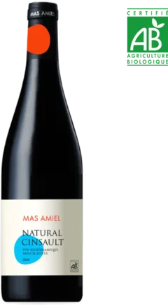 photos du vin Mas Amiel Natural Cinsault Côtes Catalanes Rouge 2023