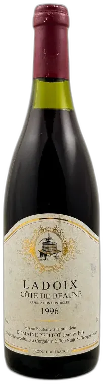 illustration du vin Domaine Petitot Ladoix 1996