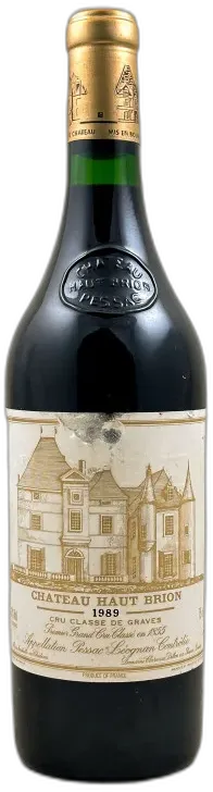 image du vin Haut Brion Pessac Léognan 1989
