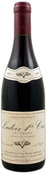 photo du vin Gaston & Ravaut Ladoix 1er Cru "la Corvée" 1999