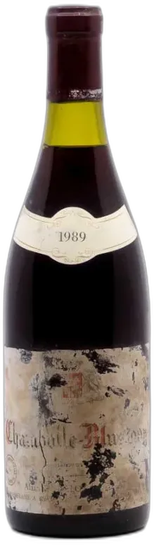 vue du vin Hudelot Noellat Chambolle Musigny 1989