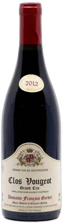 photo du vin Gerbet Francois Clos Vougeot Grand Cru