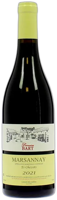 aperçu du vin Domaine Bart Marsannay es Chezots