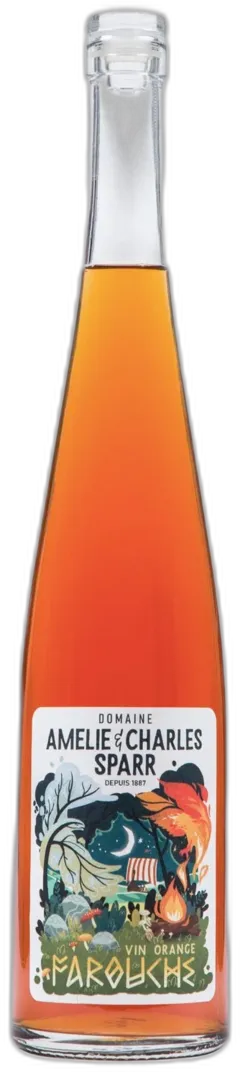 vue du vin Vin de France Orange 'Farouche' Domaine Amélie & Charles Sparr