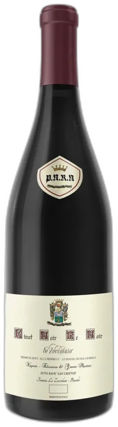 illustration du vin Piemonte Pinot Nero Doc “re Noir” 2020 lo Zoccolaio