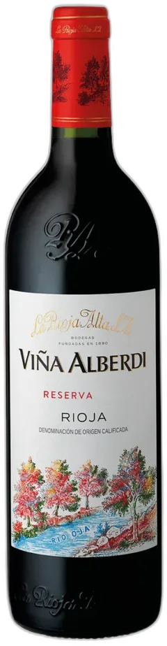 vue du vin Rioja Doca Reserva Viña Alberdi la Rioja Alta 2020