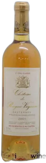 aperçu du vin Château de Rayne Vigneau