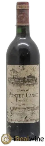 photo du vin Château Pontet Canet