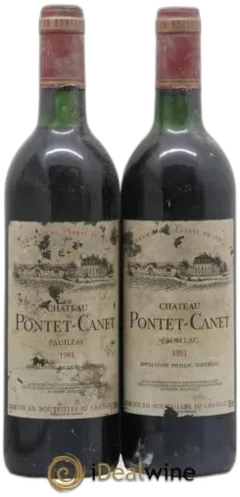photo du vin Château Pontet Canet