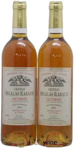 photo du vin Sigalas Rabaud