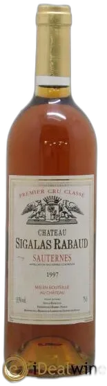 photo du vin Sigalas Rabaud