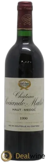 photo du vin Château Sociando Mallet