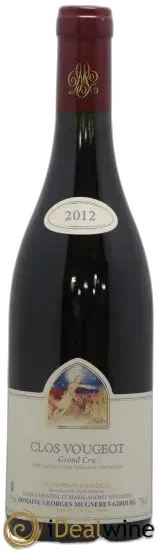 illustration du vin Clos de Vougeot Georges Mugneret-Gibourg