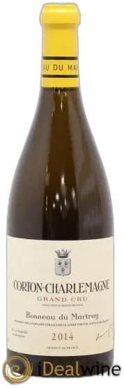 image du vin Bonneau du Martray