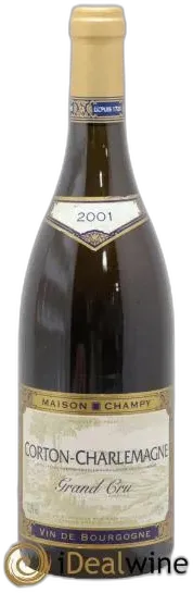 vue du vin Corton-Charlemagne Grand Cru