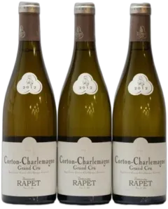 vue du vin Corton-Charlemagne Grand Cru Rapet Père & Fils