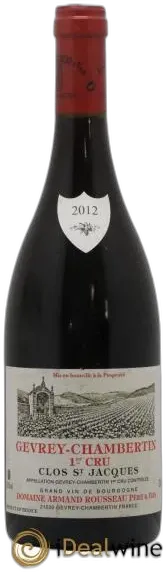 illustration du vin Clos Saint-Jacques