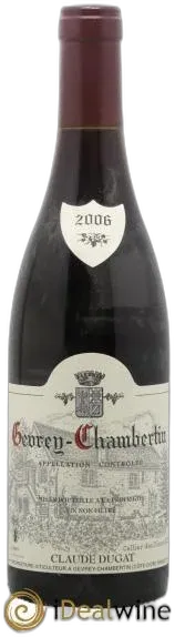 photo du vin Gevrey-Chambertin Claude Dugat
