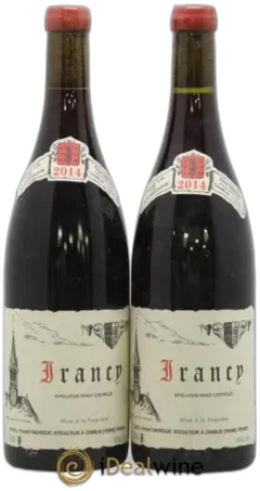 vue du vin Irancy Vincent Dauvissat