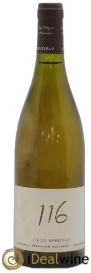 photo du vin Cuvée 116 Clos Rebetiot
