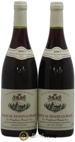 photo du vin Savigny-Lès-Beaune 1er Cru les Vergelesses Château de Savigny les Beaune Michel Pont 2001